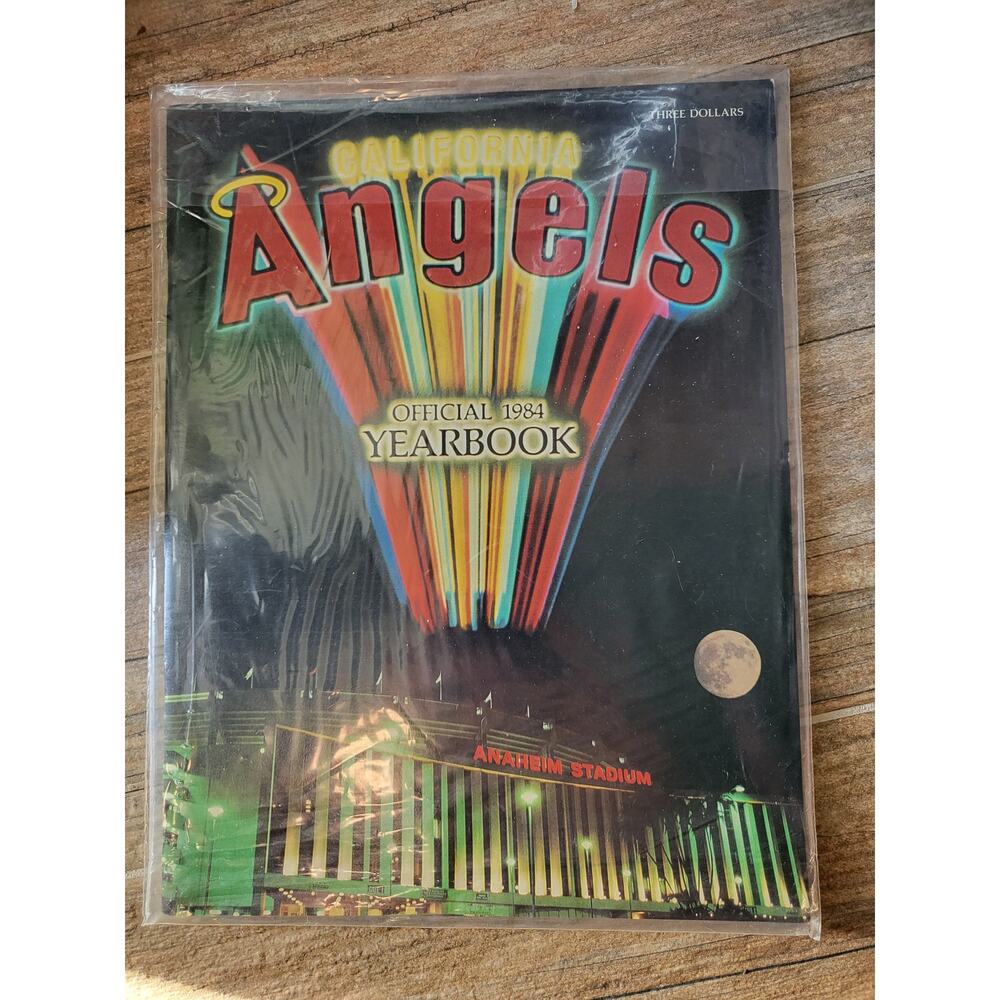 1984 California Angels MLB Baseball Yearbook Near Mint / Fully Intact